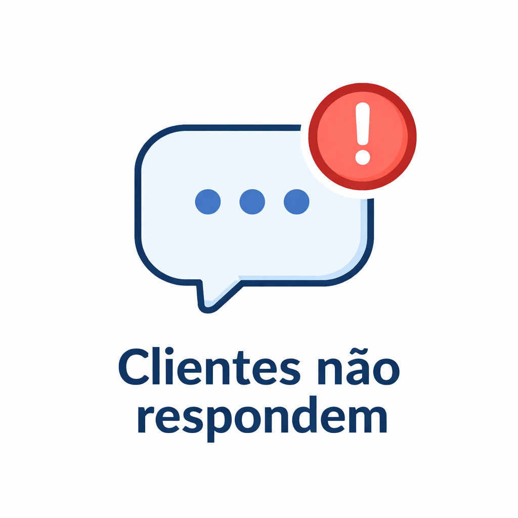 Clientes não respondem com alerta