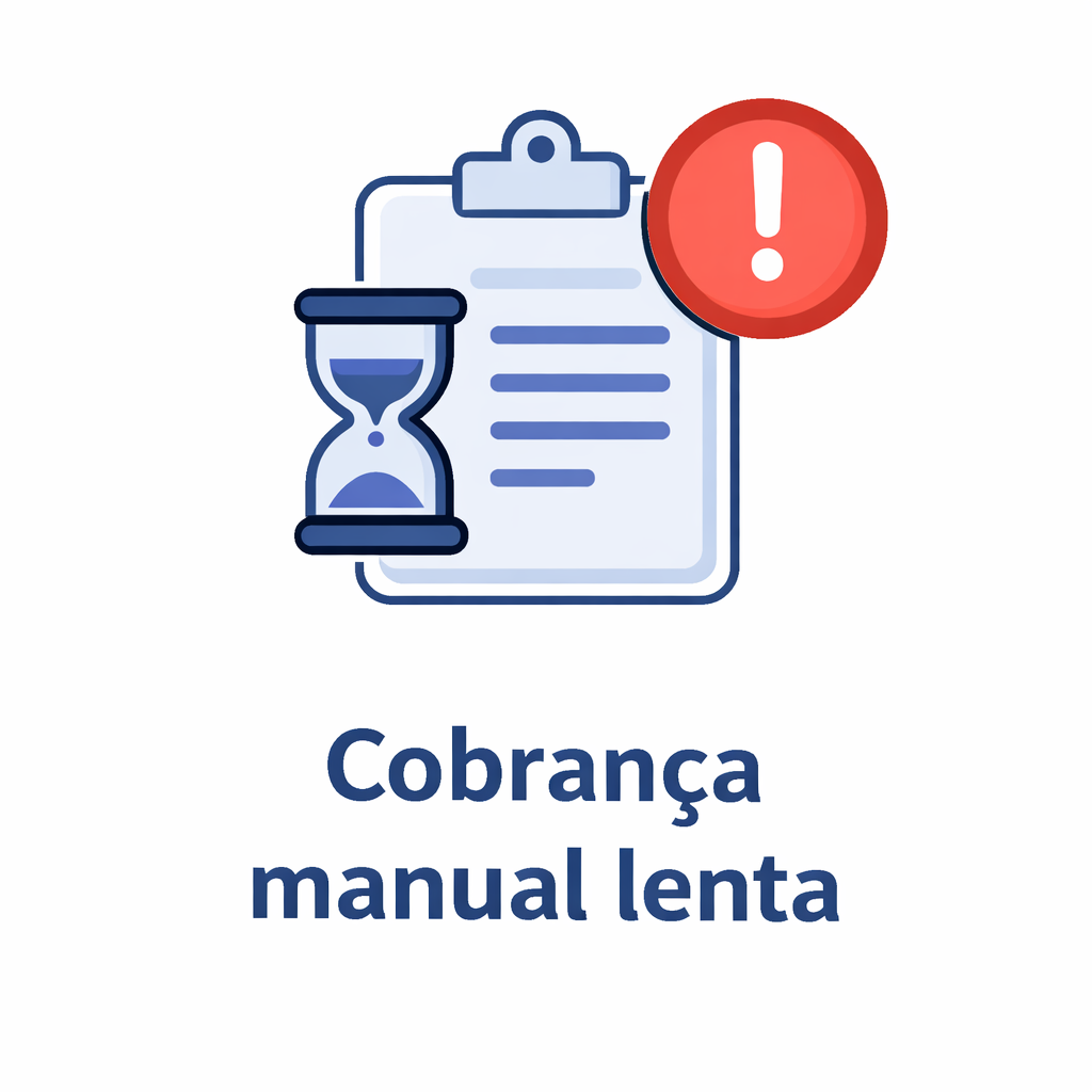 Cobrança manual e atrasos