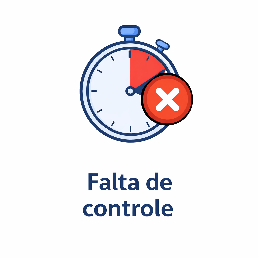 Falta de controle no cronómetro