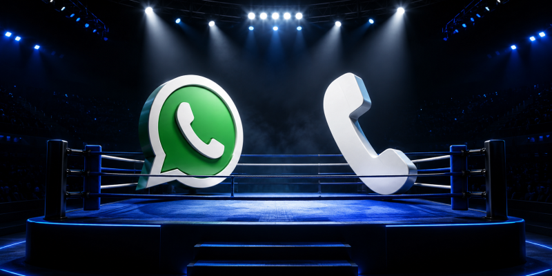 WhatsApp vs ligação